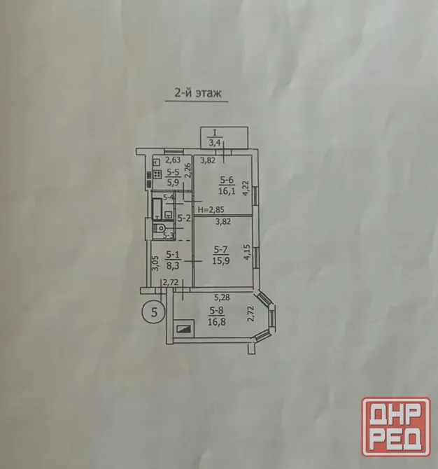 Продам 3-х комнатную квартиру на МИСи Макеевка - изображение 1