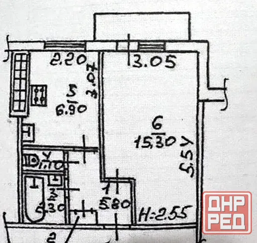 Продаётся 1-но ком. квартира в Пролетарском р-не, ул. Пролетарская Донецк - изображение 7