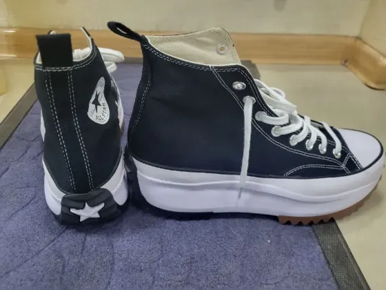 Кеды Converse Run Star Hike черные высокие на платформе Размер 44. Донецк
