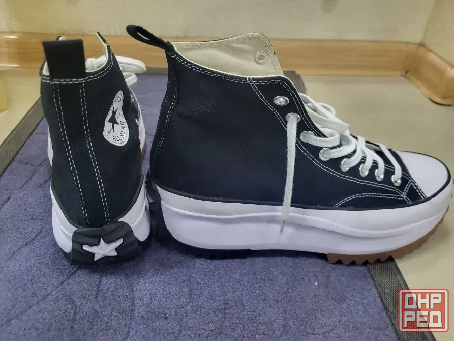 Кеды Converse Run Star Hike черные высокие на платформе Размер 44. Донецк - изображение 2