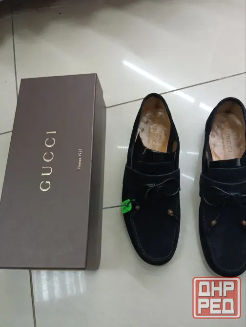 Туфли замшевые GUCCI, Италия Донецк - изображение 2