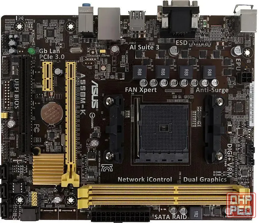 Комплект Asus A55BM-K + A4-6300 (сокет FM2+) Макеевка - изображение 1