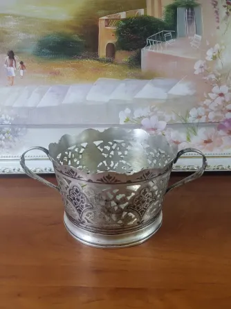 Конфетница Кубачи, 875 проба. 229 гр. Донецк