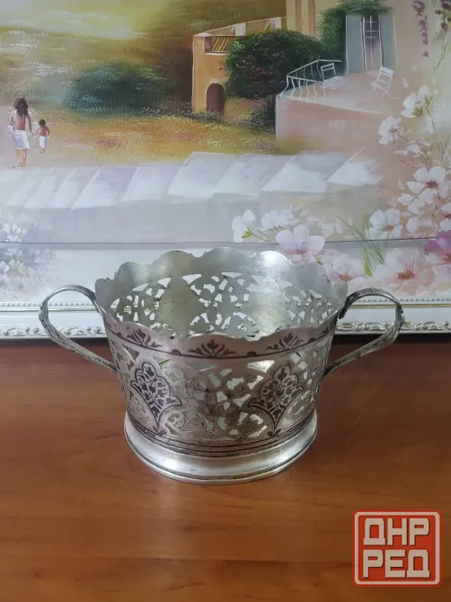 Конфетница Кубачи, 875 проба. 229 гр. Донецк - изображение 1