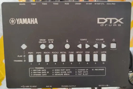 Электронная ударная установка Yamaha DTX452K и комбик Донецк