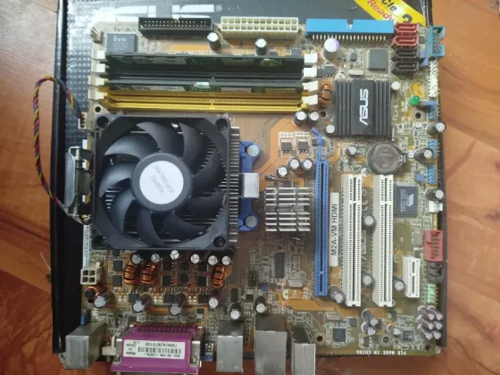 asus M2A-VM HDMI am2+атлон 5600 (2600гц) amd+куллер Донецк