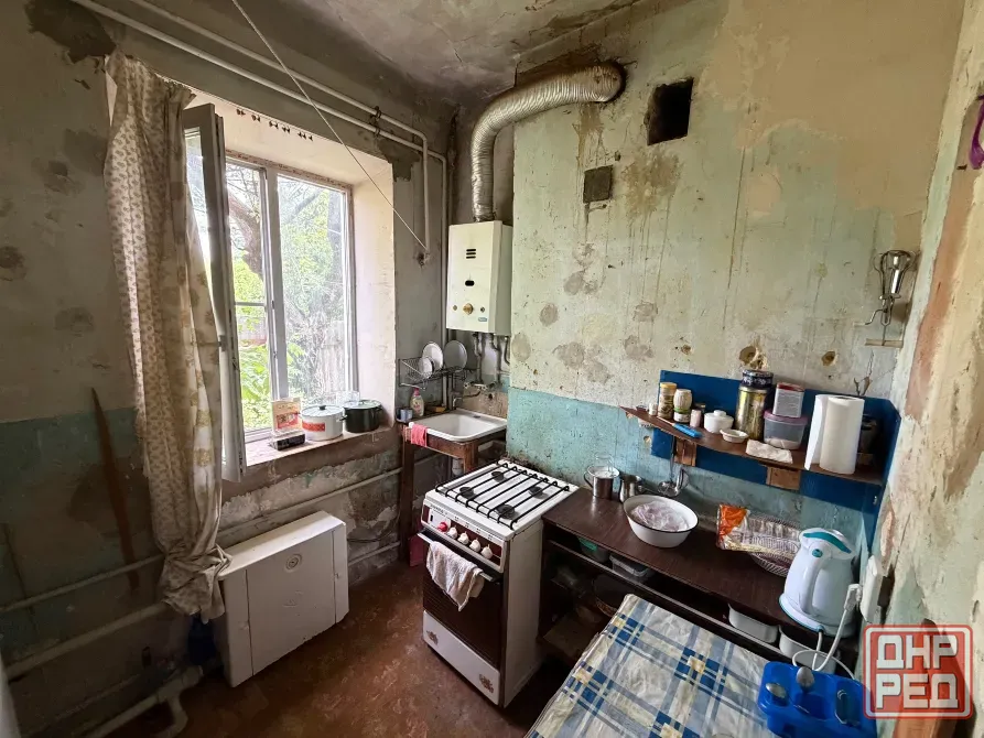 Продам 2-х ком. кв., Автономка, 1/2 эт., 50 м.кв. - Макеевка, ул. Грузская, Зеркальный цех Макеевка - изображение 5
