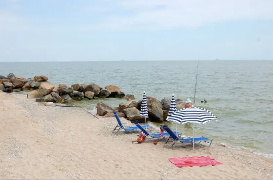 Отдых Азовское море, Белосарайская коса, 1я линия Мариуполь