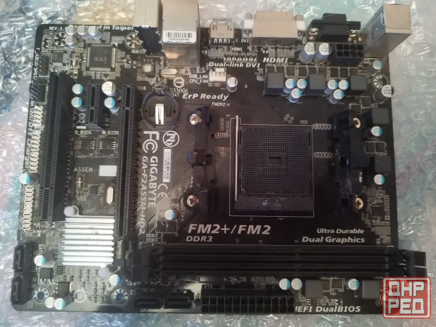 Продам материнскую плату Gigabyte F2 A55M - HD2. Донецк - изображение 2