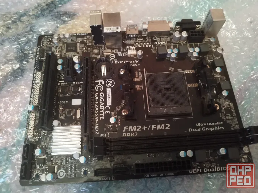 Продам материнскую плату Gigabyte F2 A55M - HD2. Донецк - изображение 1