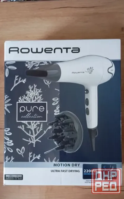 Фен Rowenta 2200W + 2 насадки (Новый) Макеевка - изображение 1