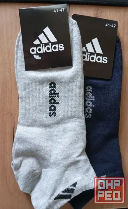Носки короткие 41-47 Adidas (Новые) Макеевка - изображение 2