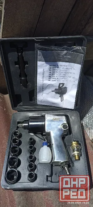 Гайковерт пневматический ударный FUBAG IW580 1/2" (набор с головками) Донецк - изображение 2