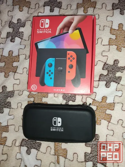Nintendo Switch OLED, прошитый, с карточкой на 256гигабайт Харцызск - изображение 3