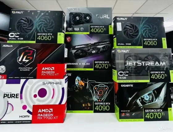 Видеокарты GTX/RTX/RX (б/у) Донецк
