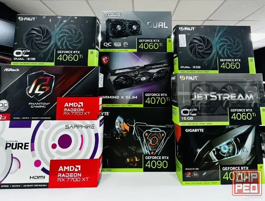 Видеокарты GTX/RTX/RX (б/у) Донецк - изображение 1