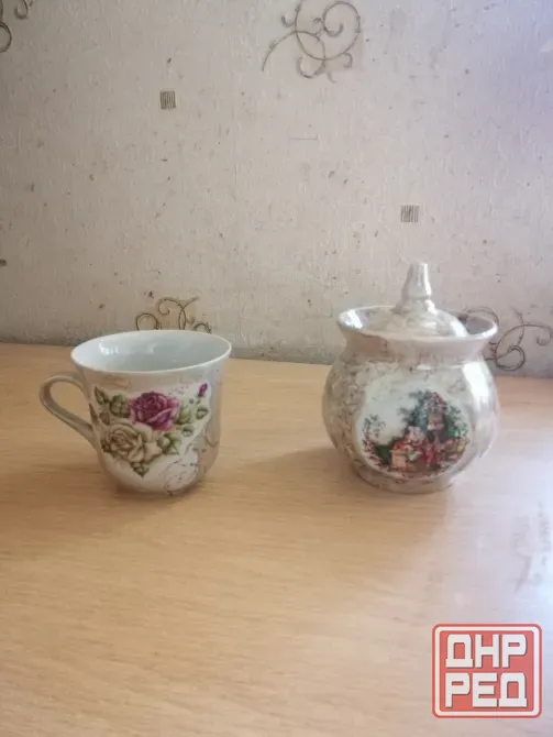 Продам чашку и сахарницу ссср пастушка мадонна Донецк - изображение 1