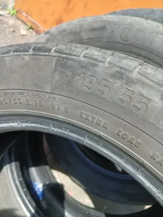 Продам летнюю резину Continental PremiumContact 5 91V Размер: 195/55 R16 Донецк