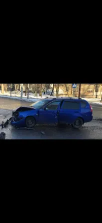 Приора битая Донецк