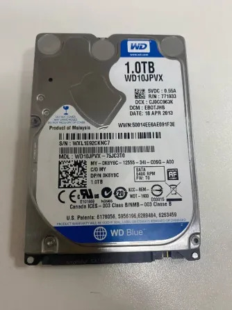 Жесткий диск 2.5" Western Digital Blue 1 Тб WD10JPVX SATA 6Gb/s (SATA-III) Донецк