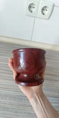 Ступка для специй из оникса с пестиком 10 см Донецк