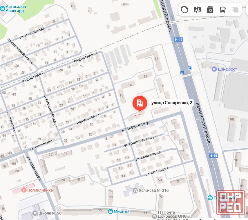 1-ком. квартира в Ленинском р-не, ул. Скляренко ориентир Норд. Донецк - изображение 6