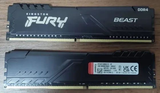 Kingston Fury Beast 8 Гб ddr4 2666 МГц (2х8 Гб) Донецк