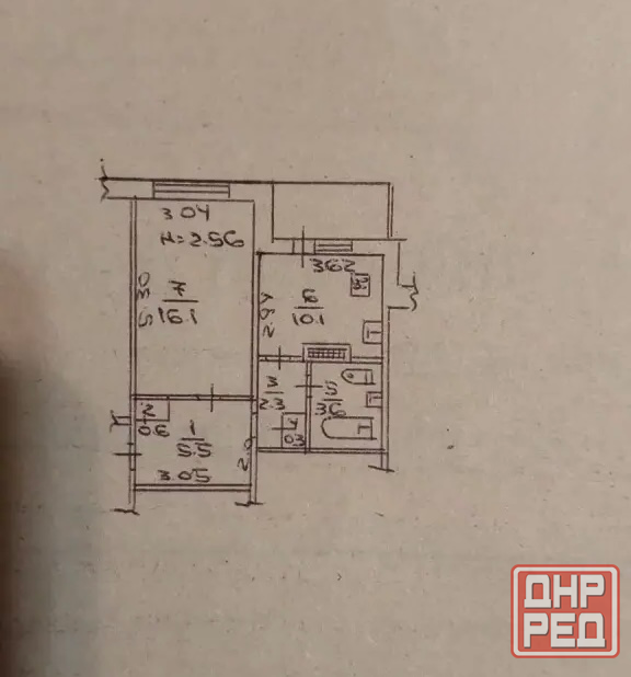Продажа 1 к.кв. мкр. Широкий (под ремонт) Донецк - изображение 1