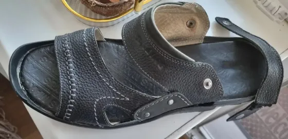 Босоножки-шлепанцы мужские с натуральной кожи Донецк