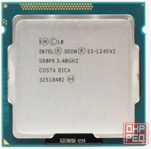 Процессор Xeon E3 1245V2 на сокет 1155 (аналог I7-3770) Донецк - изображение 1