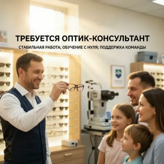 Работа оптик консультант Донецк