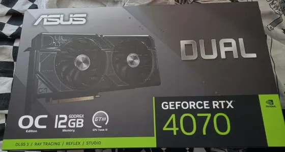 Видеокарта Asus DUAL RTX 4070 OC, 12GB, черный Донецк