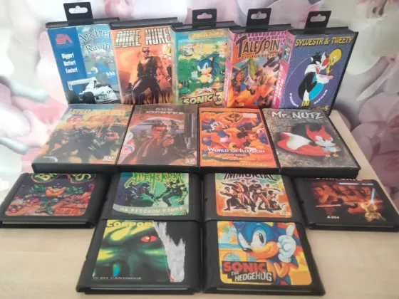 Картриджи SEGA 16-Bit. Макеевка