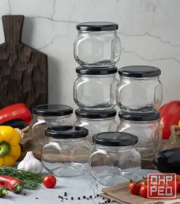 Стеклянные банки для хранения и консервирования Донецк - изображение 1
