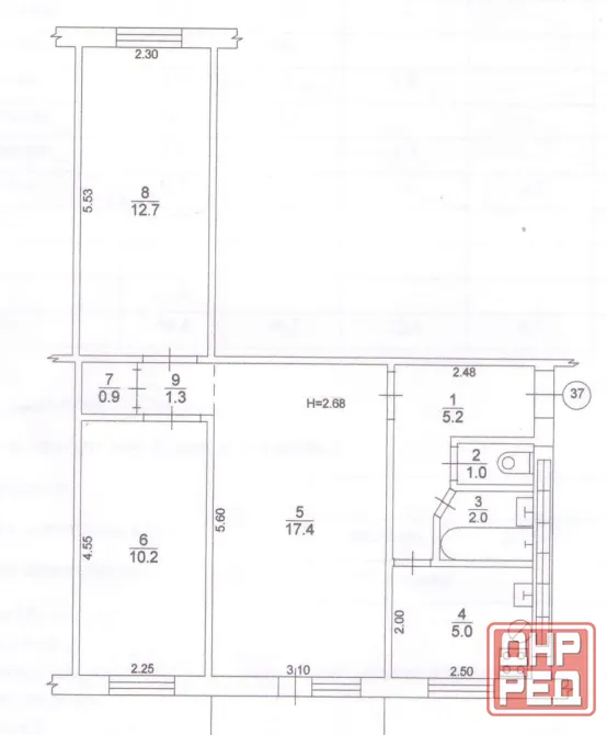 Продажа 3-х комнатной Калининский район Донецк - изображение 12