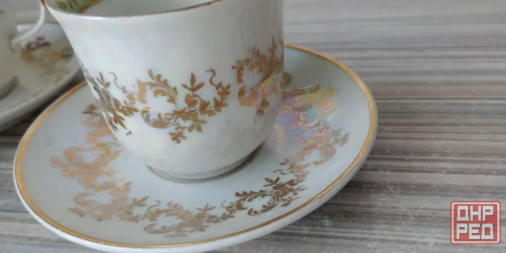 Кофейная пара фарфор, винтаж, Мадонна , Германия Донецк - изображение 3