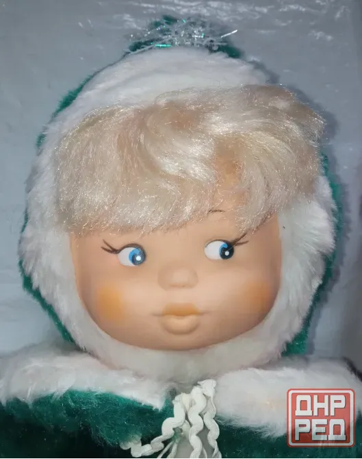 Игрушки мягко набивные ссср дед мороз и снегурочка. Донецк - изображение 5