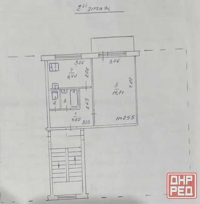 Продам 1 ком. кв., 2/5 эт., 30 м.кв. - Макеевка, квартал Гвардейский, Даки Макеевка - изображение 6
