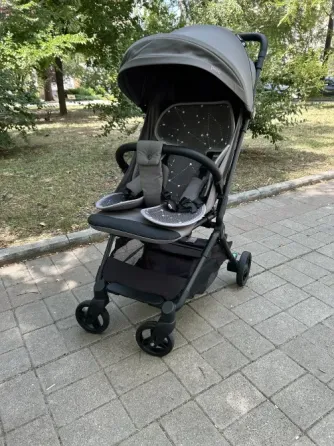 Детская летняя прогулочная коляска Pituso Pera Carbon Донецк