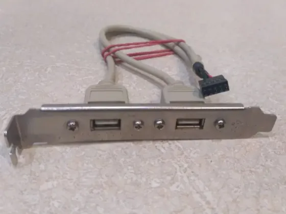 Планка расширения USB 2.0 2 порта на заднюю панель корпуса Донецк