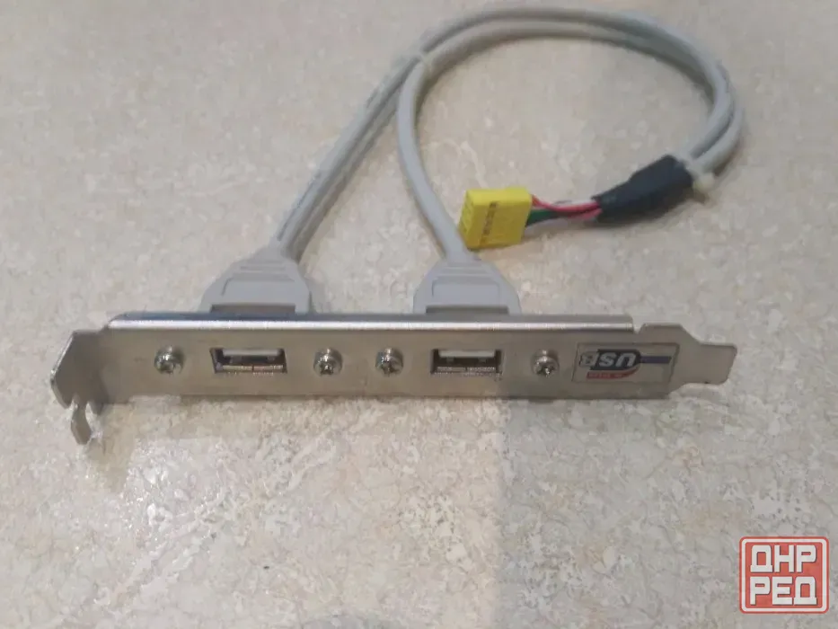 Планка расширения USB 2.0 2 порта на заднюю панель корпуса Донецк - изображение 4