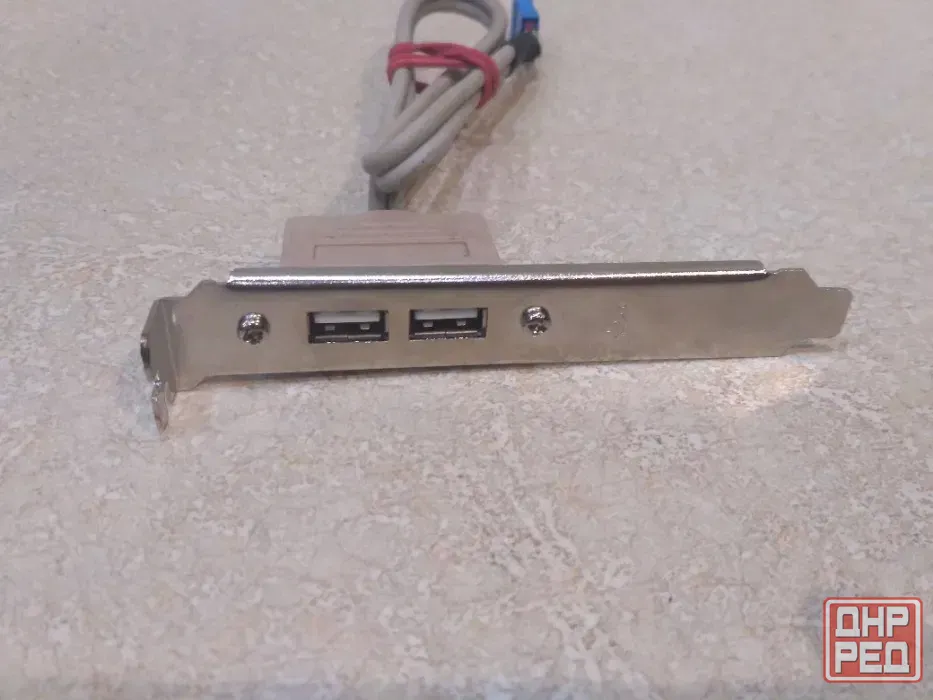 Планка расширения USB 2.0 2 порта на заднюю панель корпуса Донецк - изображение 2
