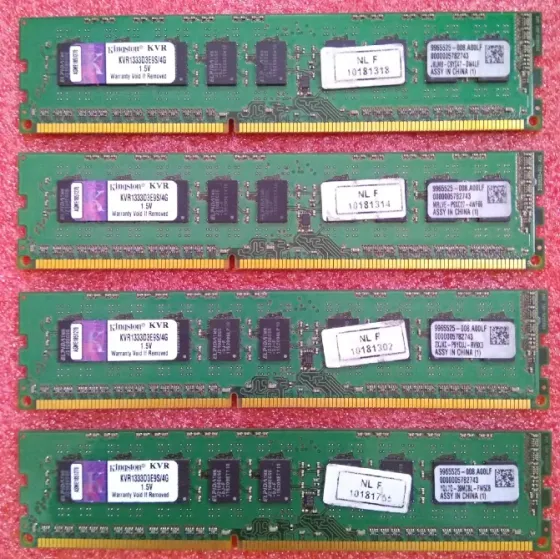 DDR3 4Gb 1333MHz CL9 ECC Kingston - KVR1333D3E9S/4G - обмен на 20шт нерабочей оперативной памяти озу Донецк
