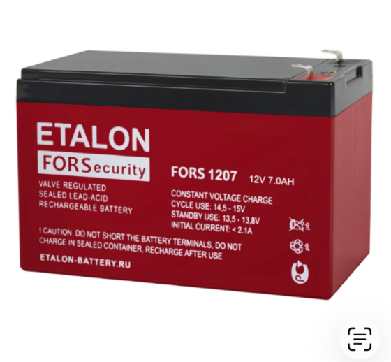 aккумулятор elaton fors 1207 12 в/7 ач Донецк