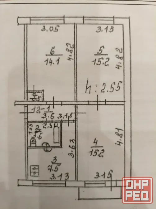 Продаётся 3-комн. квартира г. Торез, м-н 1 Торез - изображение 10