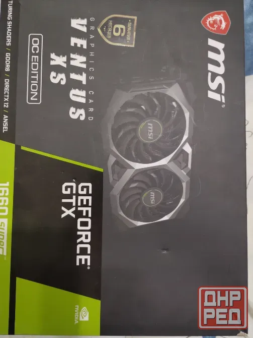 GTX 1660 super MSI ventus xs oc 6gb Горловка - изображение 3