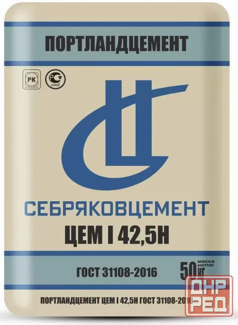 Цемент в Донецке. 50 кг. Серебряковский, Донецк - изображение 1