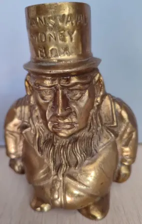 TRANSVAAL MONEY BOX, массивная бронза Донецк