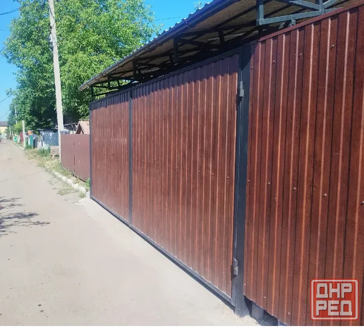 Установка заборов из профлиста в Донецке, Макеевке Донецк - изображение 5