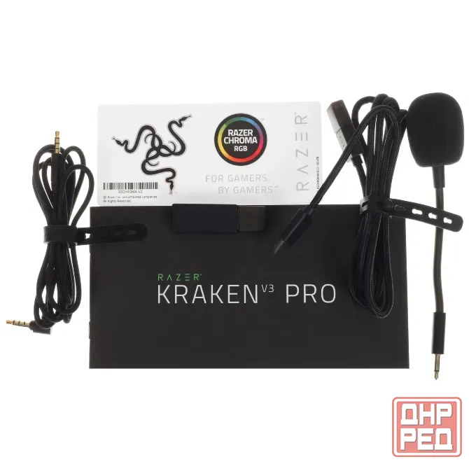 Беспроводная компьютерная гарнитура Razer Kraken V3 Pro, черная Донецк - изображение 3